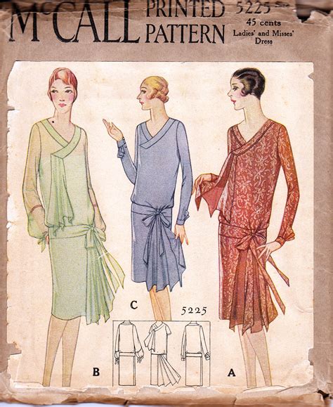 vintage clothing patterns 1920s